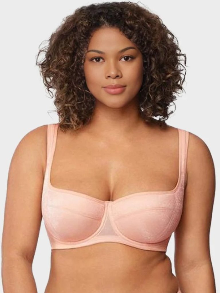 Nwt Shecurve Shimmer Lightly Padded Balconette Bra